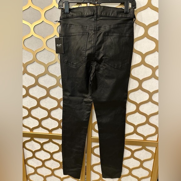 Faux Leather Straight Leg Pant - Picture 3 of 3